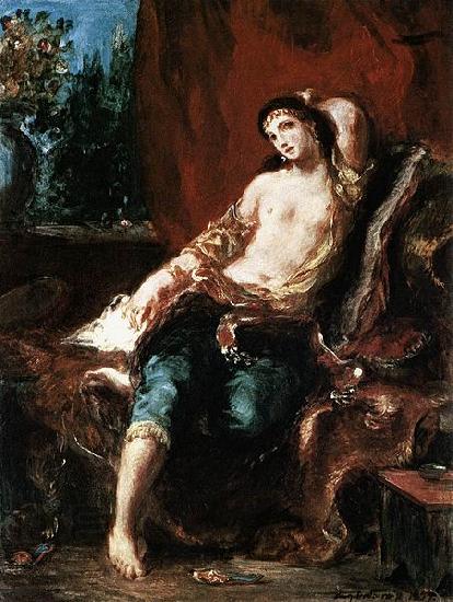 Eugene Delacroix Odalisque China oil painting art